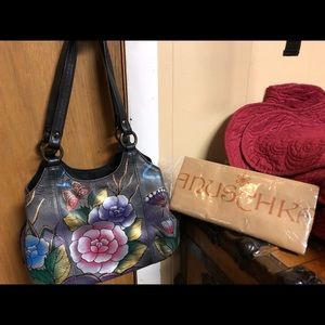 Anuschka handpainted leather bag